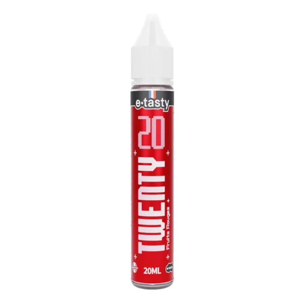 E-liquide Fruits Rouges 20 mL de la gamme TWENTY par e.tasty