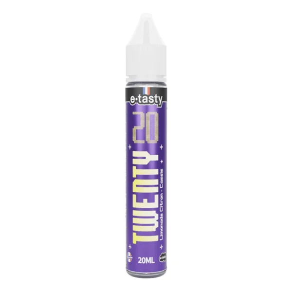 E-liquide Limonade Citron Cassis 20 mL de la gamme TWENTY par e.tasty